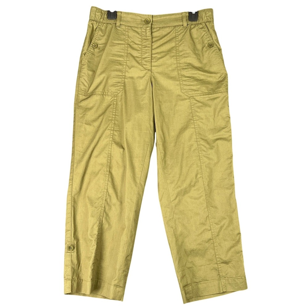 Talbots Cropped Pants Womens MP Gorpcore Utility Safari Coastal Grandma